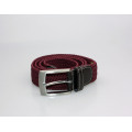 Multi colorful braided elastic stretch belt